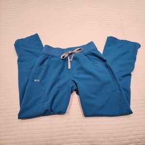 Caribbean Blue FIGS Scrub Pants (LIMITED EDITION COLOR) XS